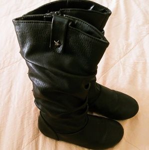 Black toddler boots